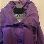 Design Todays Purple Coat with Large Buttons size Large Photo 4