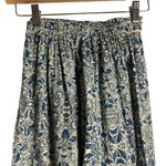 Carolina K Vicky Blue Paisley Floral Wide Leg High Waisted Pants Size XS Photo 10