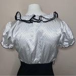 Iz Byer Y2K Vintage Polkadot Ruffle Dress Photo 6