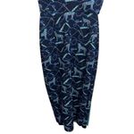 Chiara Boni NWT  La Petite Robe Hiroko 1 Shoulder Midi Dress Chat Classique Blue Photo 11