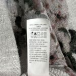 Lucky Brand Sweater Womens Small Glacier Gray Pink Cardigan Cottage Bohemian Photo 6