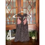 Lululemon Black Pink Lace Racerback Tank Top Athletic Workout Size 4/6 Photo 1