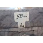 J.Crew  4" Stretch Short H5806 Grey Gray Cotton Blend Pockets Chino Shorts Size 6 Photo 2