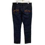 Daisy Fuentes Street Chick Jean Dark Indigo Blue NEW size 12 Photo 1