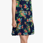 Lands' End  Cotton Jersey Off the Shoulder Ruffle Hem Swim‎ Cover-up Dress 3X Photo 0