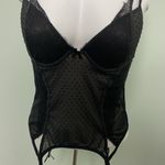Adore Me  black dotted bustier with clips medium Photo 1