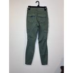 Spanx  Women's Stretch Twill Ankle Cargo Pants In  Soft Sage Size S Photo 1