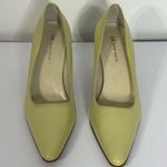 Anne Klein Vintage AK Lime Green Leather Pumps Photo 0