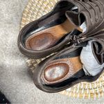 Clarks Women’s Artisan Brown Leather Shoes Button Hook Pilgrim Grannycore 9 Photo 9