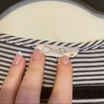 Olivia Rae  Black and White Short Sleeve Tee Shirt Dress Size Medium Photo 3