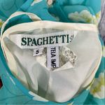 Vintage 90s Turquoise Maxi Floral Sleeveless Dress 5 Size undefined Photo 5