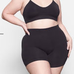 SKIMS  Body Shorts Sculpt High Waisted Rise Mid Thigh Onyx‎ Butt Lifting Small Photo 0