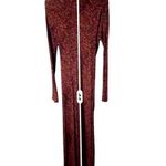 Free People Shayla Brown Boho Wrap Maxi Dress Floral Long Sleeve Thigh Slit Photo 7