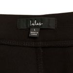 Lulus  Catch a Crutch black fringe crop womens pants L Photo 8