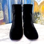 Kate Spade Reenie Velvet Booties Jewel Rhinestone Ankle Heel Black 10M GUC Photo 3