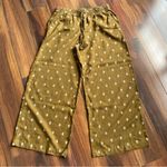 Garnet Hill  Tencel Lyocell Extra Wide Leg Lightweight Pull On Drawstring Pants Photo 1