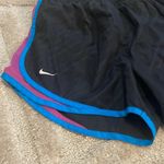 Nike  black purple blue shorts Dri fit medium Photo 1