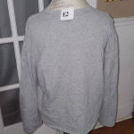 Evidnt NWT  Los Angeles Womens Gray Long Sleeve Split Sleeve Top‎ Medium Photo 1