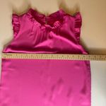 Lilly Pulitzer Lilly Pulitzer Talisa Top Sz XXS Ruffle Mock Neck Sleeveless Blouse Pink Purple Photo 9
