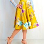 Modcloth Bea & Dot Womens Floral Full 50s Retro Size S Photo 0