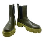 Oak + Fort Chunky Sole‎ Chelsea Boots Military Olive Green Size US 10 Photo 4