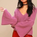 Free People  Bell Sleeve Knit Sweater Photo 2