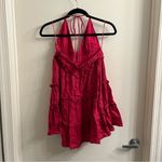 Cami NYC  Doris Pink Linen Halter Mini Dress Size Small Photo 3