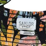 Saylor  Black Floral Print Strapless Starlee Maxi Dress Womens XL Photo 4