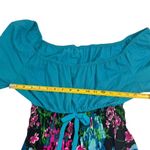 Handmade Vintage 1960's Psychedelic Neon Flower Maxi Dress. Photo 7