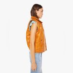 MOTHER Huff and Puff Faux Leather Vest Photo 3
