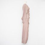Betsy and Adam  - Petite "Gracie" Galaxy Knit Glitter Draped Gown Photo 4