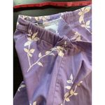Koret Pants Women's 8 Stretch Zipper‎ Purple Floral Office Church 19" Inseam Size 28 Photo 10