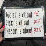 Nasty Gal  Sz 0 Pants Black Faux Leather High Waisted Straight Leg Seams Women’s Photo 15