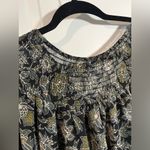 Susana Monaco  Off The Shoulder Dark Colored Floral All Over Print Design Dress Photo 8