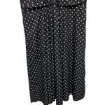 Eshakti  Black and White Polka Dot Faux Wrap Maxi Dress Size 24W Photo 4