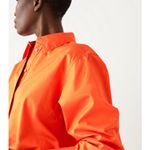 & Other Stories & Other Stories Oversized Button Down Collared Neon Orange
Blouse Photo 1