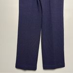 St. John  Collection Santana Navy Wide Leg Knit Pants Pull On Trousers Women’s 6 Photo 6