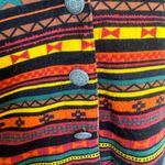 Westbound Vintage 100% Cotton Aztec Print Vest Size Large Photo 4