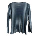 Ralph Lauren Lauren Women's Cotton Shirt Striped Long Sleeve Zip Shoulder 1X Photo 10