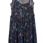 Disney Black and Blue Midi Sundress with Sleeveless Straps for Wedding Guest 12 Photo 0