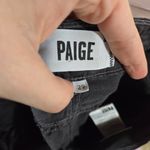 Paige Gray Black Leaf Botanical Print Mid Rise Slim Skyline Skinny Jeans Size 29 Photo 9