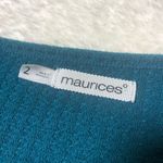 Maurice's Maurice’s Plus Blue Knit Henley Top Photo 10