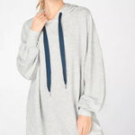 Fabletics  Tatiana Gray Hoodie Dress Size Medium NEW NWT Photo 0