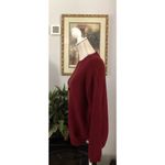 Merokeety  Women Medium Sweater Pullover Long Sleeve Round Neckline Photo 2