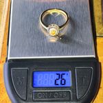 Natural Orange Garnet Sterling Silver Ring Size 8 Photo 8