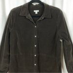 J.Jill  Brown Corduroy Button Front Tunic Dress Sz.L Photo 5
