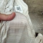 l*space L  daydream tunic in cream with tan stripes size medium Photo 5