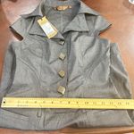 Dianyali Dress Womens M Black Collared Cap Sleeve‎ Dress Casual Career NEW Size M Photo 7