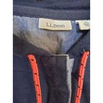 L.L. Bean Red and Blue Striped Hoodie Long Sleeve Tee‎ Size Large Photo 3