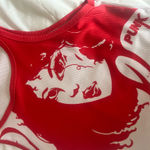 Shekou Graphic Cropped Tank Top Photo 2